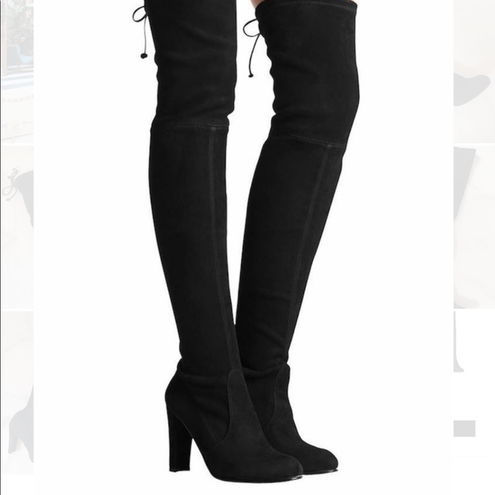 Stuart Weitzman Suede Highland OTK Boots